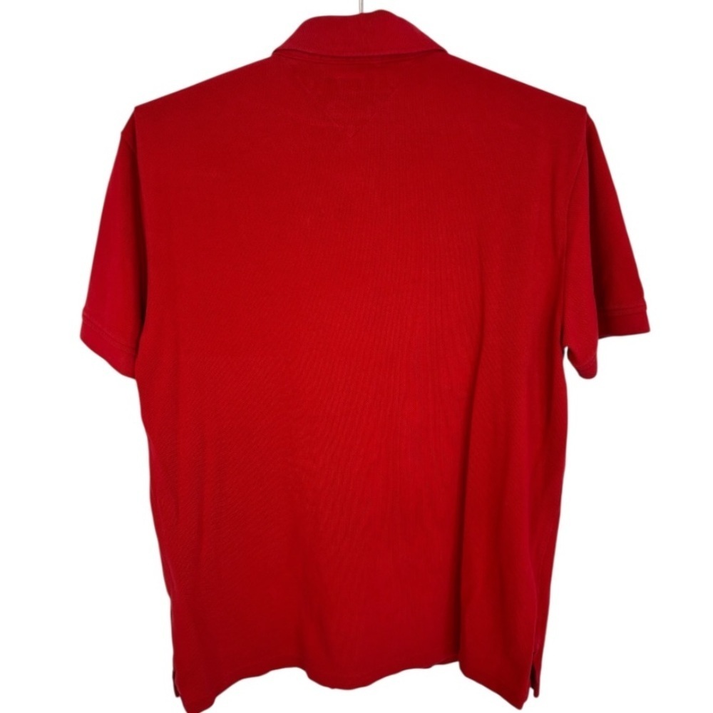 Tommy Hilfiger Custom Fit Men's Vibrant Red Polo Size Large - Picture 6 of 8